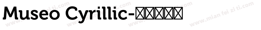 Museo Cyrillic字体转换